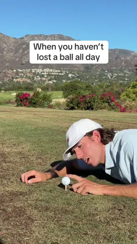 I’ve come a long way from telling my ball to sit down #golf 