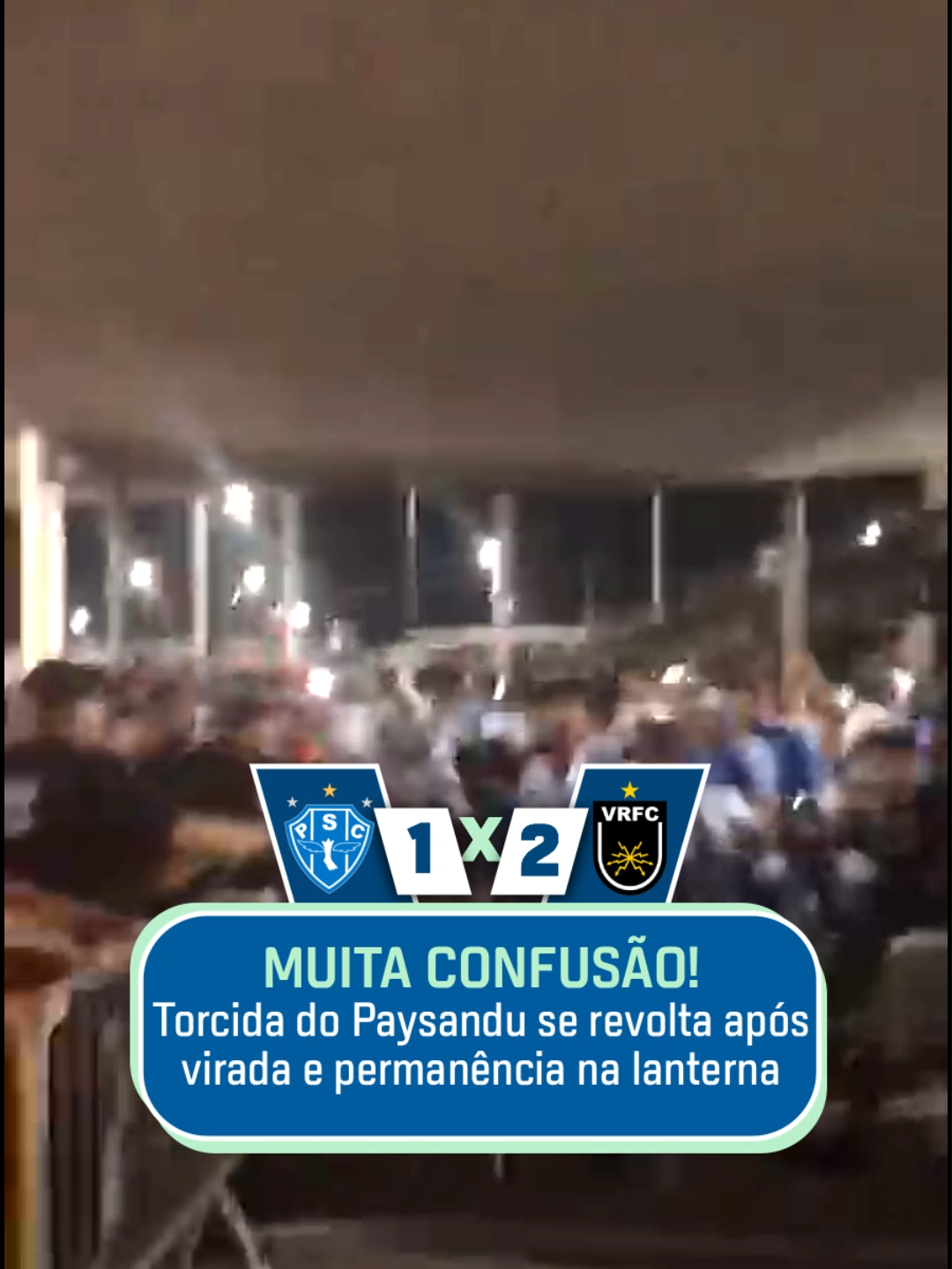 Cenas lamentáveis após derrota do Paysandu nos últimos minutos na Série B 👉 Assista à Série B no #DisneyPlus! #SérieBnaESPN #FutebolnaESPN #Paysandu #VoltaRedonda #futebol (Imagens: @gnilsonoficial)