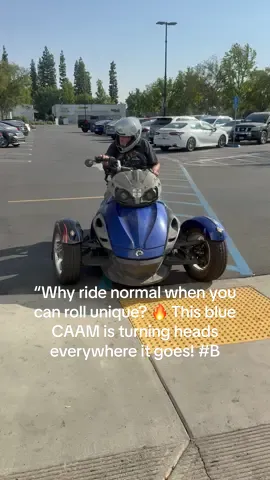 💙 Three-Wheel Power: Blue CAAM Style 🚙✨ Rolling smooth and built for attention – this blue CAAM three-wheeler is a ride like no other. With two wheels up front and one holding steady in the back, it blends balance, speed, and style all in one. A perfect mix of fun and function, it’s not just transportation – it’s a statement on the road. 💨💙 🚙✨ Rolling smooth and built for attention – this blue CAAM three-wheeler is a ride like no other. With two wheels up front and one holding steady in the back, it blends balance, speed, and style all in one. A perfect mix of fun and function, it’s not just transportation – it’s a statement on the road. 💨💙 #CustomRide #TrikeVibes #RideUnique #OneOfAKind #WheelPower