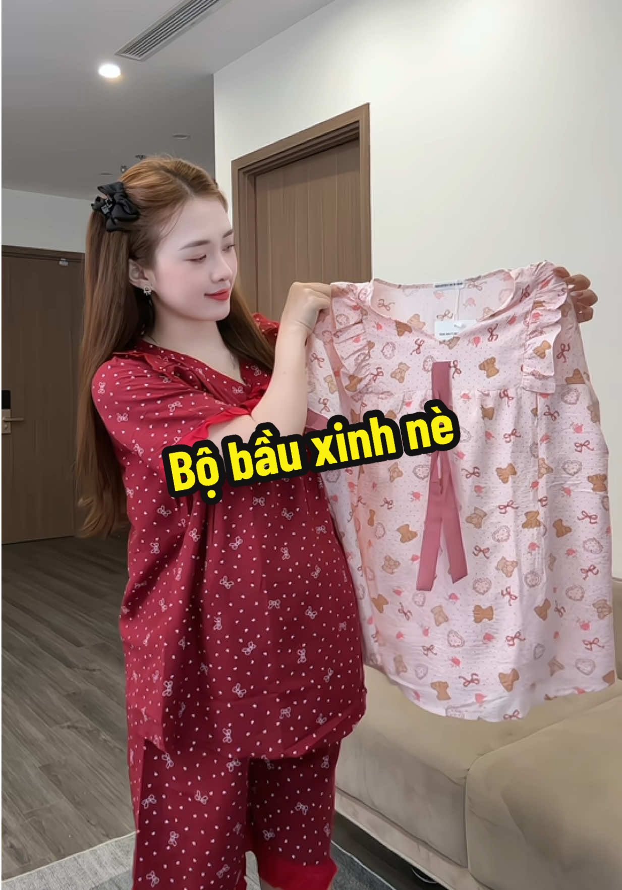 Bầu ở nhà cũng phải đẹp #landaulamvo 