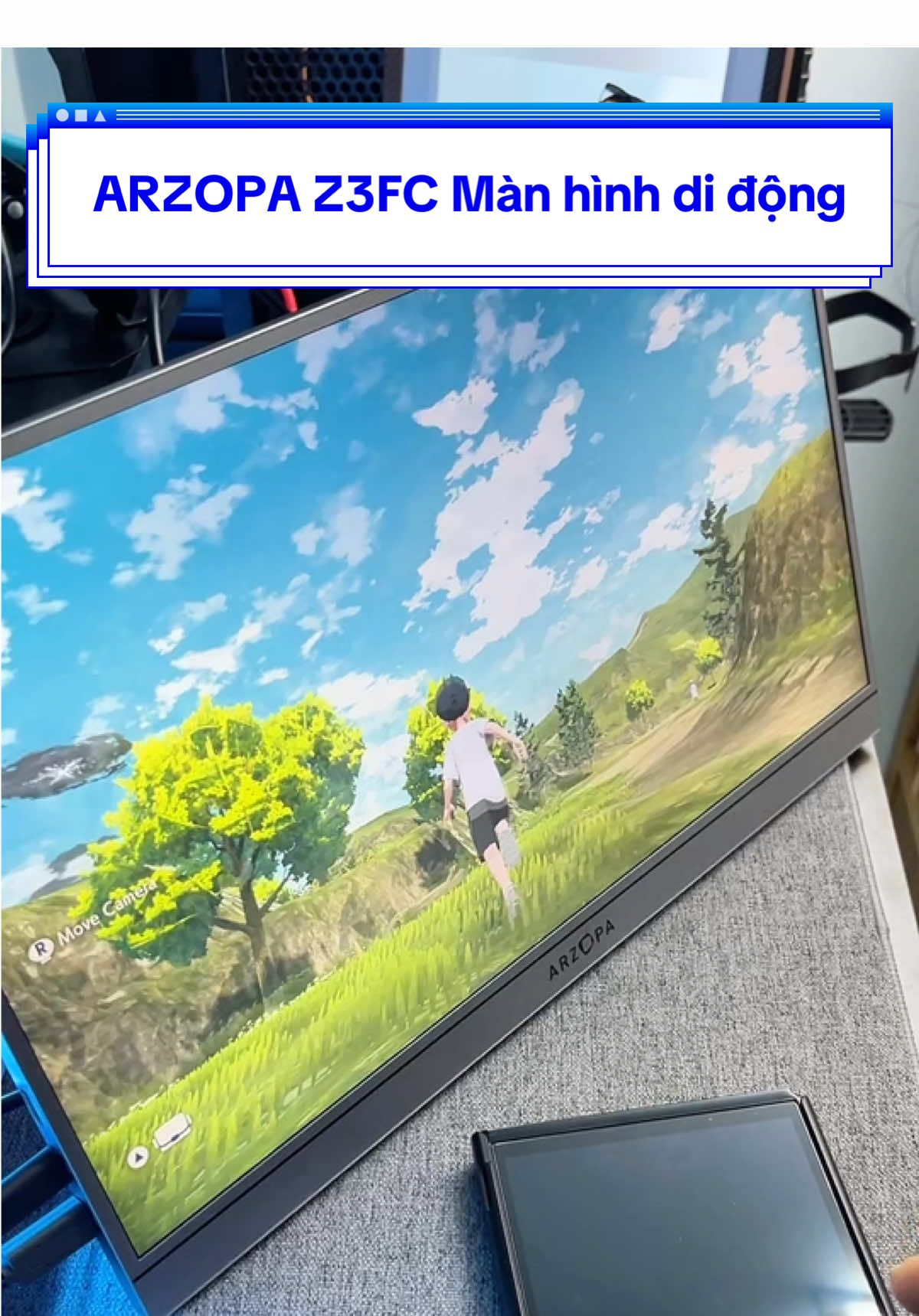 ARZOPA Z3FC Màn hình di động gaming 2,5 180Hz #tiemnhanic1108 #xh #manhinh #manhinhdidong #arzopa 