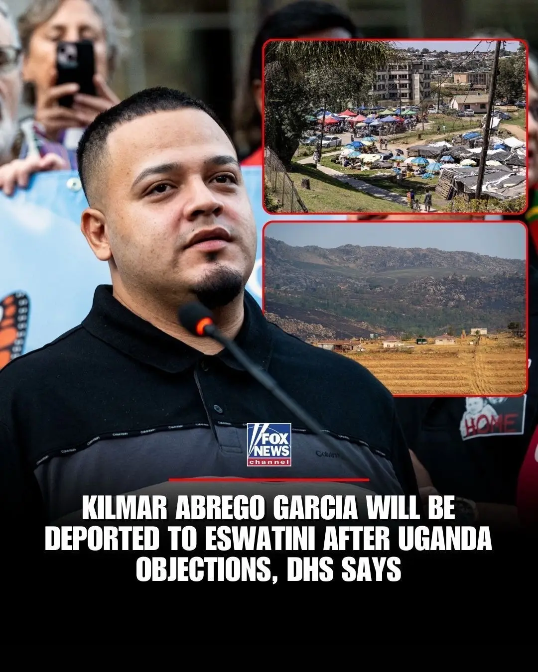 ONE-WAY TICKET: Kilmar Abrego Garcia will be sent to the tiny African country of Eswatini, according to a removal notice shared with FOX News. Lawyers for the illegal immigrant have objected to 22 other destinations, including Uganda.