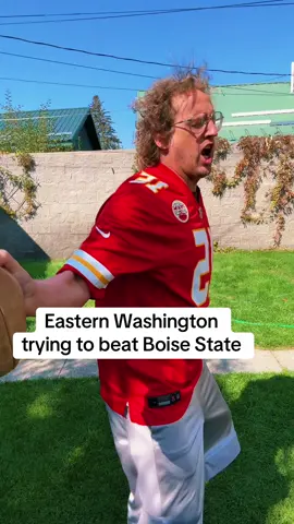 Eastern Washington trying to beat Boise State. #badnapoleon #CollegeFootball 