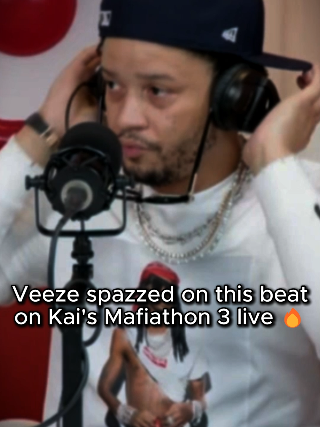 Veeze slid on this freestyle 🔥 #kaicenat #kai #veeze #mafiathon3 #freestylerap #fyp