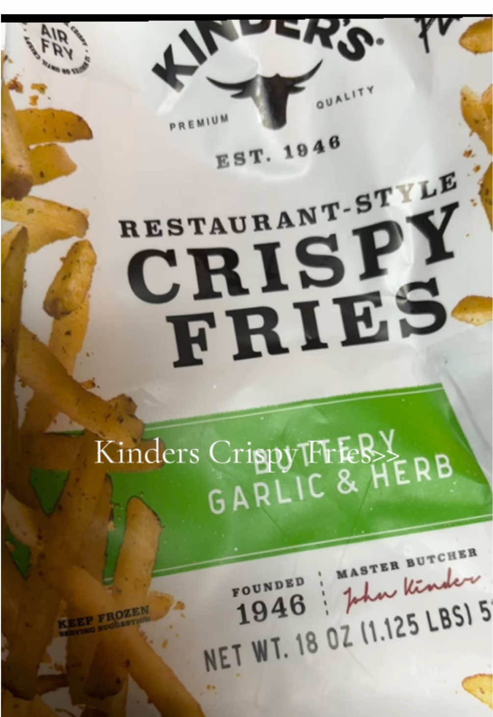 @Kinder's Flavors immediately hooked😭. 10/10 flavor is bomb fries crispy and soft out the air fryer WORTH it🥹🫦❤️ #dinner #kindersseasoning #fries #Foodie #fyp 