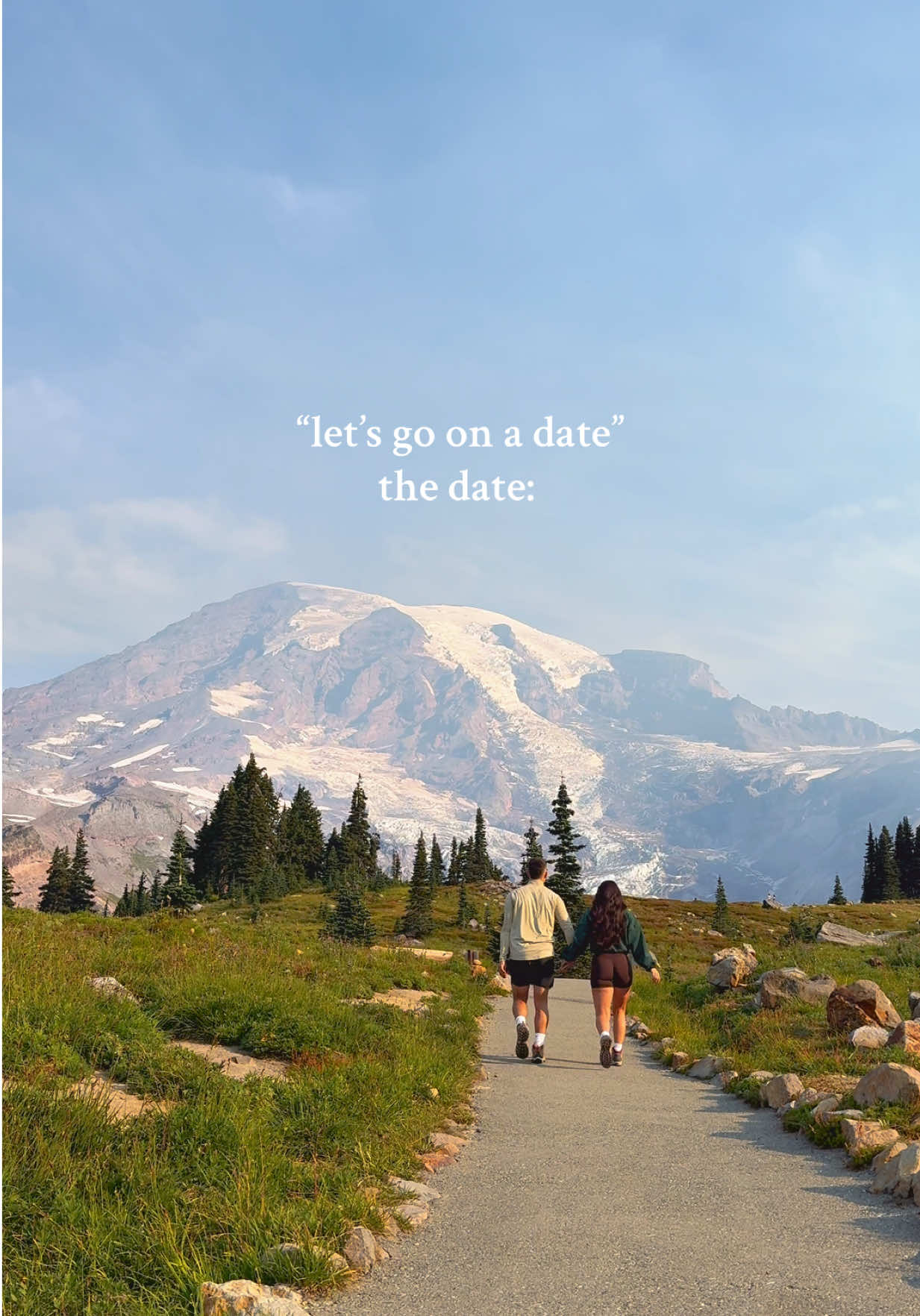 if you haven’t been to WA you NEED to go!!! we are in aw on almost every hike. so thankful to be traveling the world with my love and soaking in all of the beauty this world has 🫶🏻  #couples #relationships #travel #mountrainier #pnw 