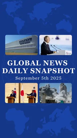 Global News Daily Snapshot - Friday, September 5th, 2025  - details on the stories below:  (🇺🇸 United States / 🇰🇷 South Korea) ICE raid arrests hundreds at Hyundai battery plant in Georgia. U.S. immigration agents conducted the largest single‑site enforcement operation in DHS history, detaining approximately 475 mostly Korean‑nationals at a Hyundai battery facility under construction—raising concerns about bilateral ramifications. (🇦🇷 Argentina) Pressure mounts on Milei ahead of midterm elections amid scandal. President Javier Milei faces mounting pressure from a bribery scandal implicating his sister and chief of staff, a collapse in approval ratings, and a sharp market drop, as he heads into crucial midterm elections. (🇮🇱 Israel / 🇵🇸 Gaza) Israel bombs high-rise in Gaza, threatening more in its offensive. Israel launched strikes on a Gaza City high-rise—after warnings for civilian evacuation—and at least 27 were killed elsewhere in the city. (🇷🇺 Russia / 🇺🇦 Ukraine) Putin warns foreign troops in Ukraine would be legitimate targets. President Putin declared any foreign military forces deployed to Ukraine would be considered legitimate targets by Moscow amid peacekeeper talks. (🇰🇷 Korea / 🇯🇵 Japan / 🇺🇸US) South Korea, Japan, and U.S. schedule joint defence drills. The three allies will begin annual aerial, naval, and cyber drills from September 15, following North Korea’s appearance at a Chinese parade. (🇮🇳 India) India will continue buying Russian oil despite U.S. tariffs. Finance Minister Nirmala Sitharaman affirmed India’s decision to keep importing discounted Russian crude—deemed economically beneficial—even after the U.S. imposed a 50 % tariff, amid criticism that the imports are funding Russia’s war efforts. #news #breakingnews #worldnews #newsupdate #tiktoknews 