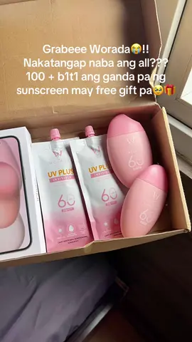 Sa sunscreen palang naka buy1take1 panalo kanaaaa omg! Tapos may paaa regalo pa😮 Check the yellow basket habang mag stock pa!! #foryou #woradasunscreen #60spfsunscreen #woradaofficial 