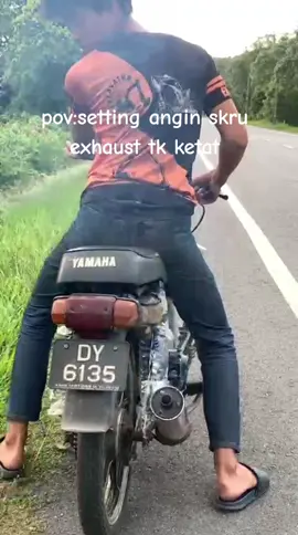 cabut habis skru pun🤣#yamahasukan #y100sport #foryoupage #masukberanda 