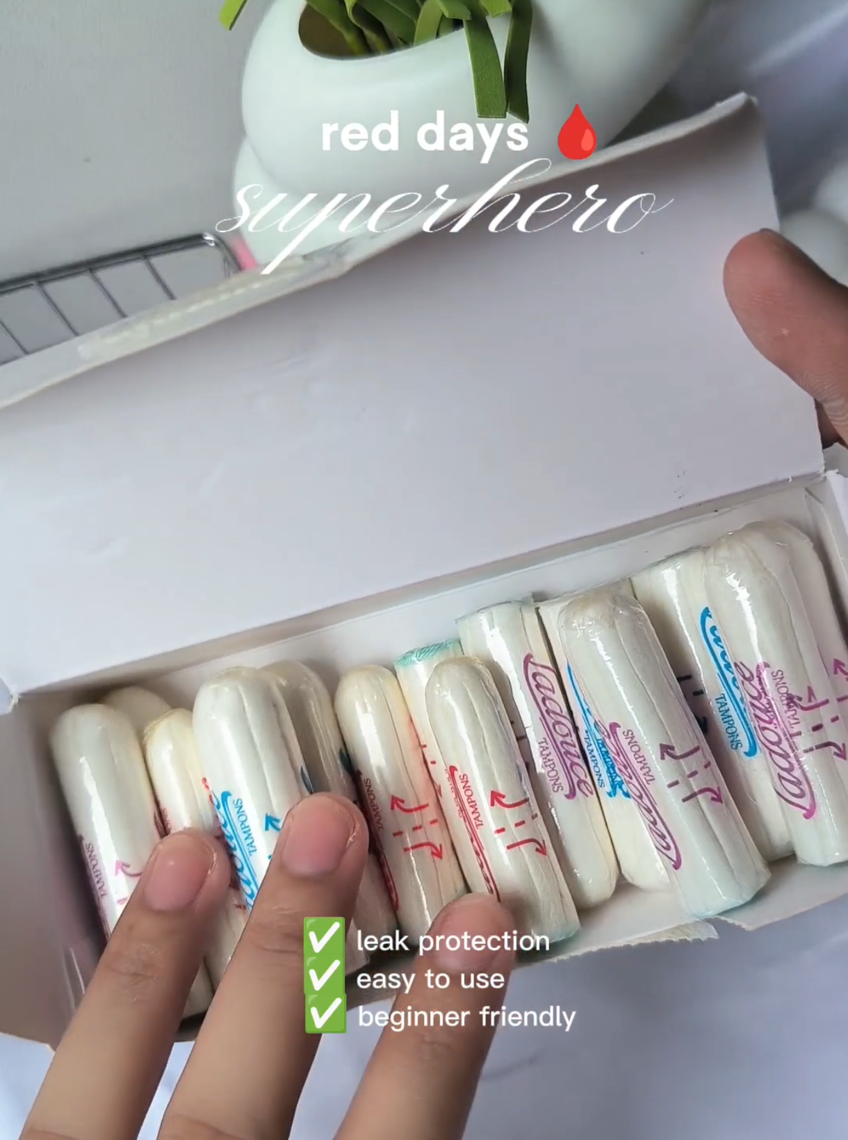 @ladoucetampons.ph 🩷 #tampon #tampons #ladouce #menstruation #benefitoftampon 