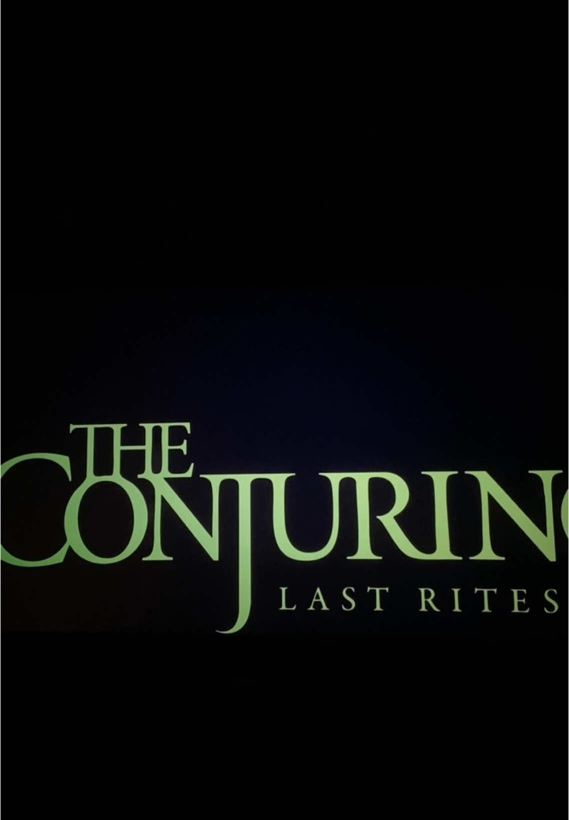 end of an era. #theconjuringlastrites 