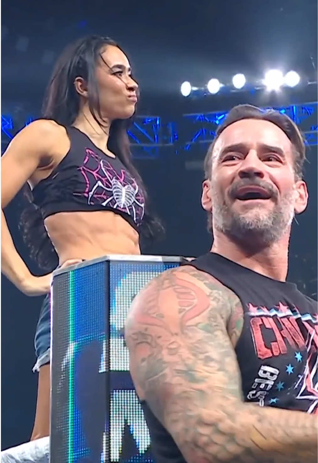 she is the moment. she is HER. 👏👏👏👏 #WWE #AJLee #CMPunk 