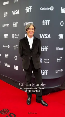 I present to you, a comforting presence: Cillian Murphy 🖤 #cillianmurphy #introvert #tiff #torontointernationalfilmfestival #fyp 