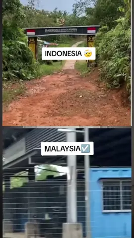 Berbatasan antara Indonesia dan Malaysia #news #Trendingtiktok #ikuttreend #malaysiatiktok #beritaviral 