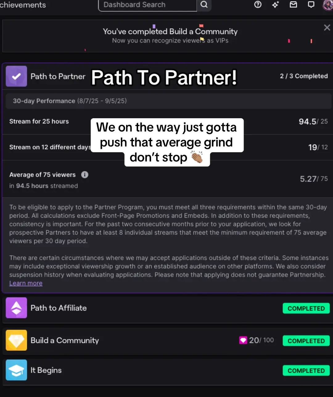 Gonna be a grind but I’m here for it 👏🏽#deadbydaylight #dbdtiktok #twitchstreamer #dbd #dbdmemes #dbdsurvivor #fyp