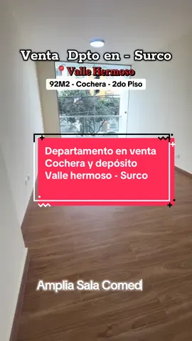 #DepartamentosEnVenta #vallehermoso #surco 