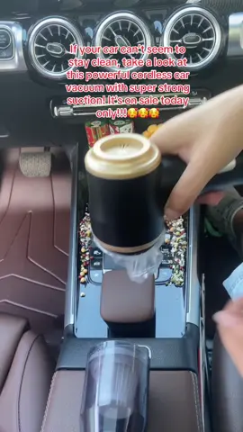 I like this portable car vacuum cleaner very much. It is small, portable and wirelessCrumb, pet hair, dust in crevices—360° clean with no dead corners.#car #carvacuumcleaner #fpy #carvacuum #🔥 