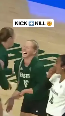 WHAT A (KICK) SAVE 😤 #NCAAWVB #volleyball #kick #sports #fyp #foryou x 🎥 ESPN / @easternmichiganvolleyball 