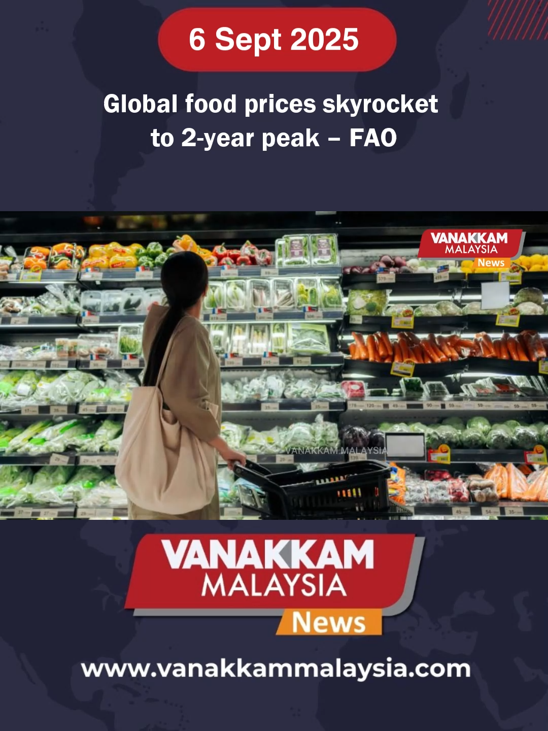 Global food prices skyrocket to 2-year peak – FAO #latest #vanakkammalaysia #global #food #prices #skyrocket #2year #peak #FAO #trendingnewsmalaysia​ #malaysiatamilnews​ #fyp​ #vmnews​ #foryoupage