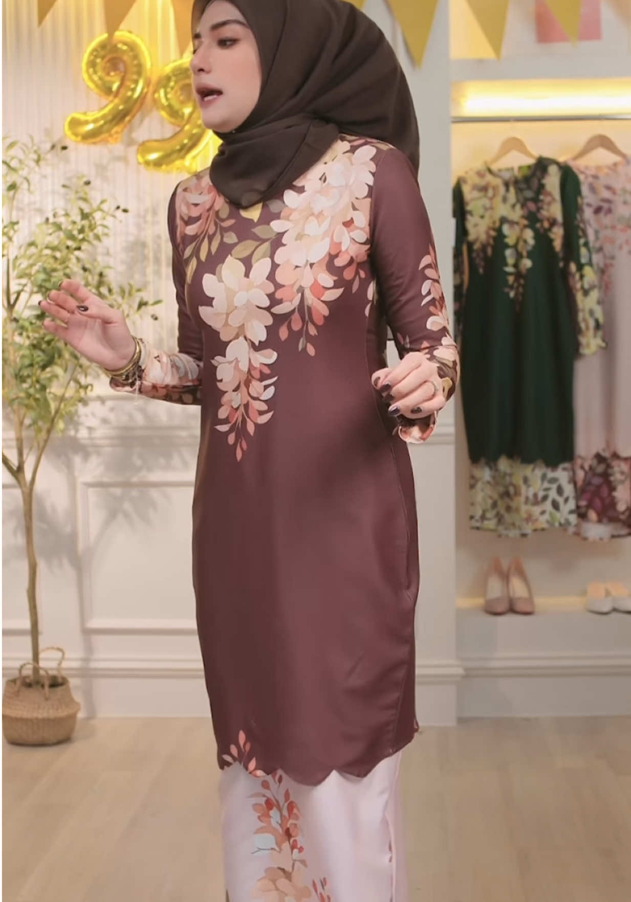 Kurung moden printed by anorie.  #kurungmoden #kurungprinted #kurungscallop #fyp #4u 