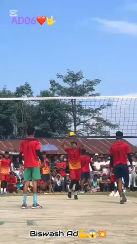 Gandaki Pradesh volleyball player Biswas Ad !!! most powerful Quick Spike 💥😱😱!!!#saru #fyp #keepsupporting🙏 #volleyballlover #mityalmusar🦋 #dhanbahadursaru 