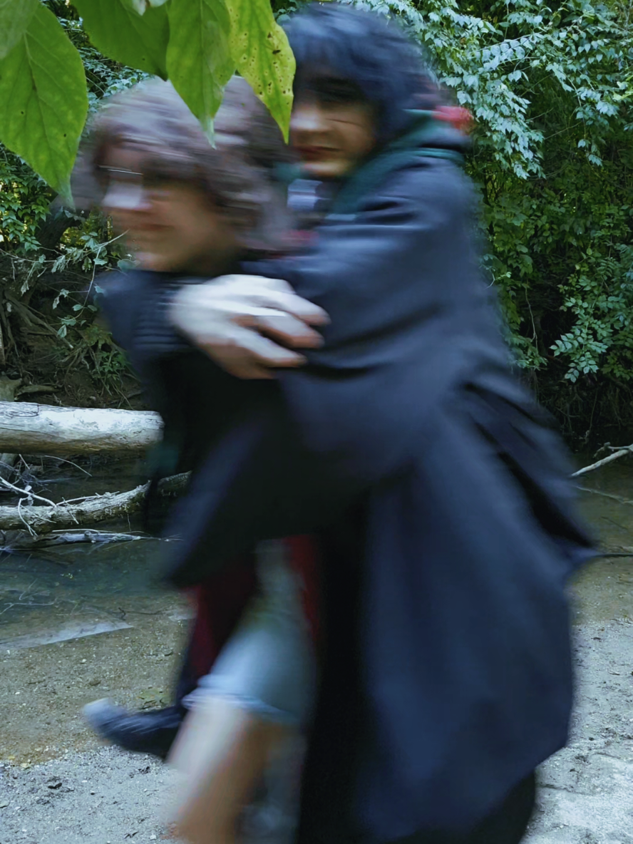 tbh though I'd just mean mug from the corner . @𝑙𝑎𝑘𝑒  #regulusblack #jamespotter #jegulus #marauders #cosplay 