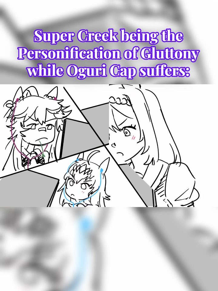 Super Creek being the villian she was born to be#umamusumeprettyderby #umamusume #relatable #animation #supercreek #oguricap #sakuralaurel #naritabrian