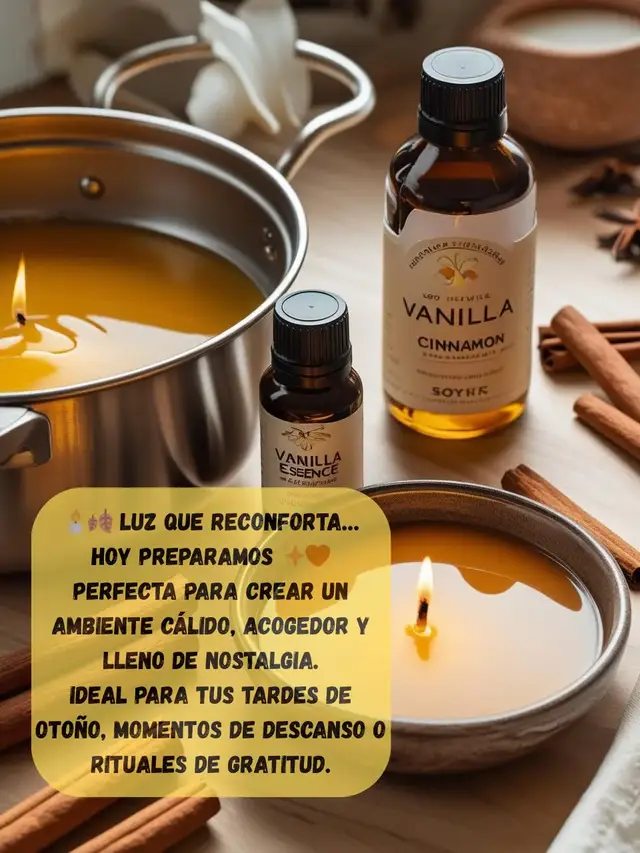 🧡🍂 Vela que transforma tu espacio Una receta cálida y nostálgica para reconectar contigo. Perfecta para encender emociones, regalar o acompañar tus rituales. 📣 ¿Te gustaría aprender más sobre velas artesanales? Síguenos para más inspiración aromática  #velasaromaticas #velasartesanales #cursodevelas #tallerdevelas #jabonesartesanales #emprenderdesde0 #negocioartesanal #manualidades #hazlotumismo #AprendeConTikTok 