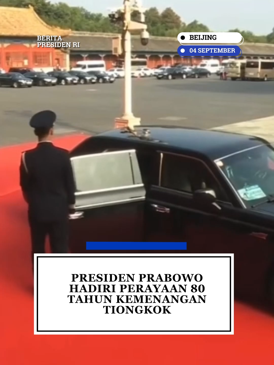 PRESIDEN PRABOWO HADIRI PERAYAAN 80 TAHUN KEMENANGAN TIONGKOK #presidenprabowo #tiongkok