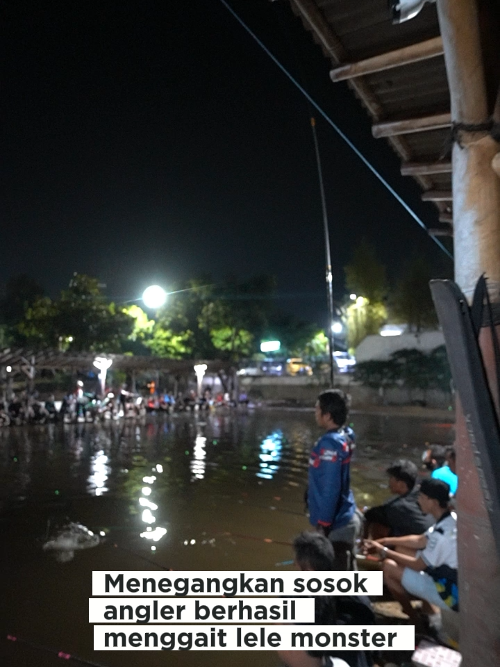 Meneggangkan sosok angler berhasil menggait lele monster #fyp #lele #mancing