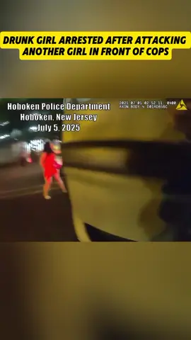 Drunk Girl Arrested After Attacking Another Girl in Front of Cops. #cops #copsoftiktok #police #bodycam #fypシ 