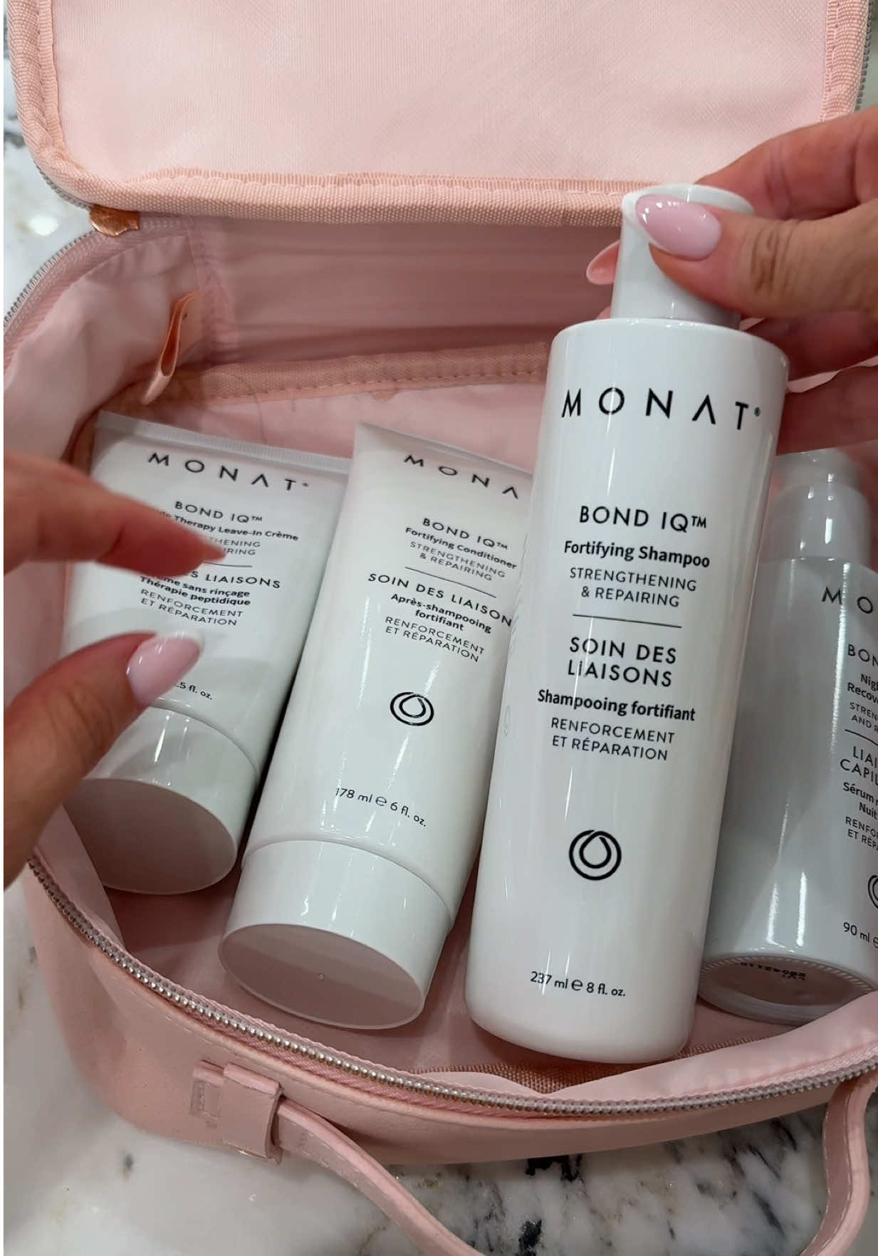 repairing breakage & damage from the inside out 🫧🧖‍♀️ #hair #hairtok #damagedhair #bondiq 