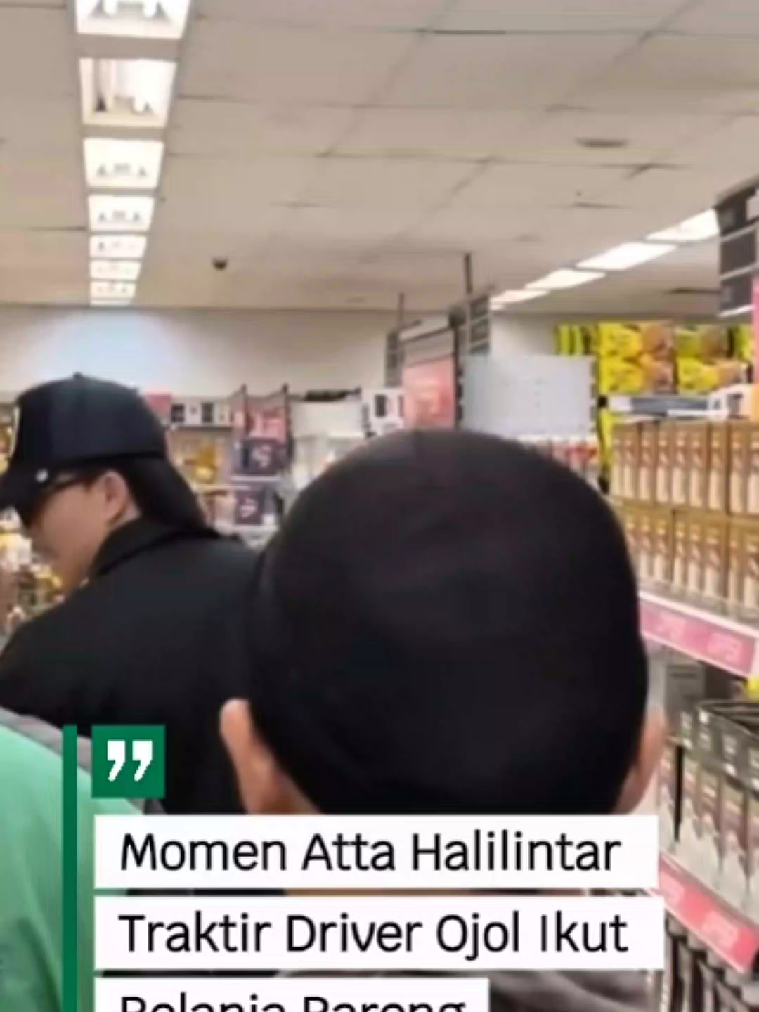 Momen Atta Halilintar Traktir Driver Ojol Ikut Belanja Bareng. #ojol #berbagi #4u #fyppp #virall