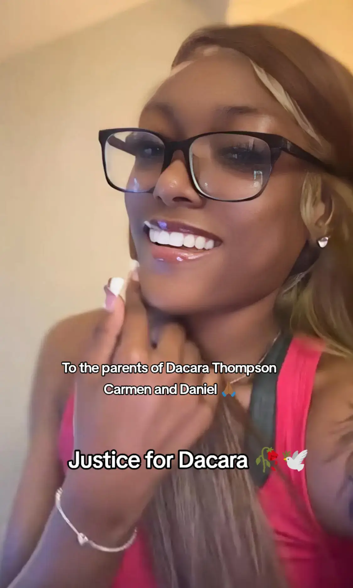 Prayers for the parents of Dacara Thompson 💔 Carmen and Daniel Thompson and their entire family and friends so sorry this happened 😪#fyp #foryoupage #viral#DacaraThompson she was only 19🥀🕊️Rest in peace beautiful🩷           Justice for Dacara 