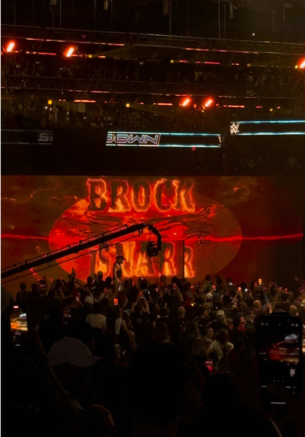 Beast Incarnated🔥 #WWE #smackdown #chicago #allstatearena #brocklesnar 