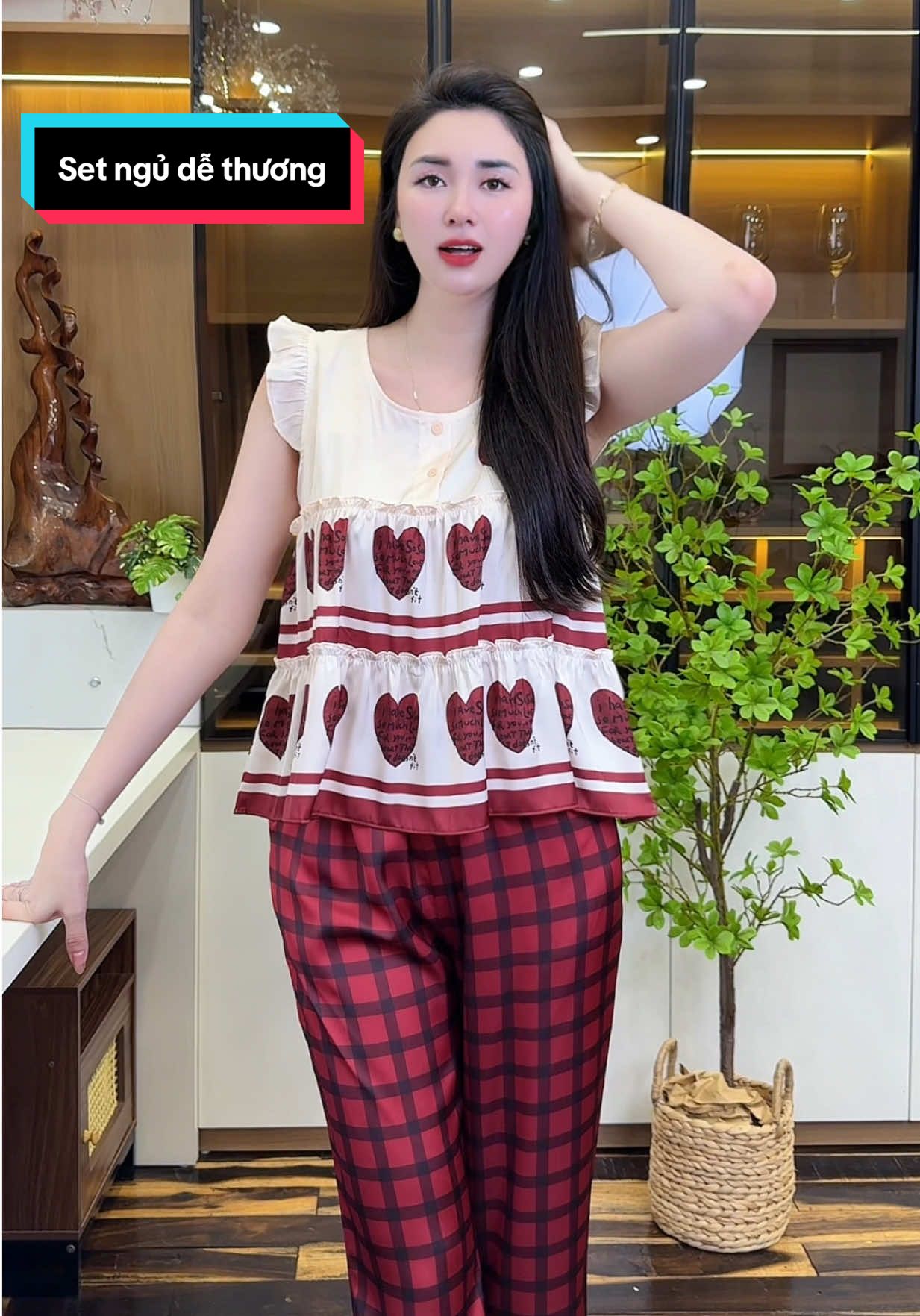 Set đồ ngủ cánh tiên siêu điệu siêu xinh #thudongxudaily #review #setlua #donguxinh #dobomacnha 
