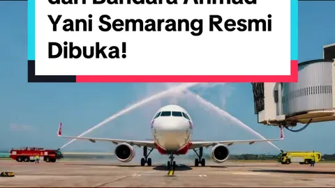 Gubernur Ahmad Luthfi bersama Wakil Gubernur Taj Yasin Maimoen sukses mengembalikan status internasional Bandara A Yani. Rute perdana Semarang – Kuala Lumpur langsung disambut antusias masyarakat, dengan 180 kursi penerbangan perdana terisi penuh. @AirAsia Indonesia  #jawatengah #ahmadluthfi #tajyasin #penerbangan #international #fyp   
