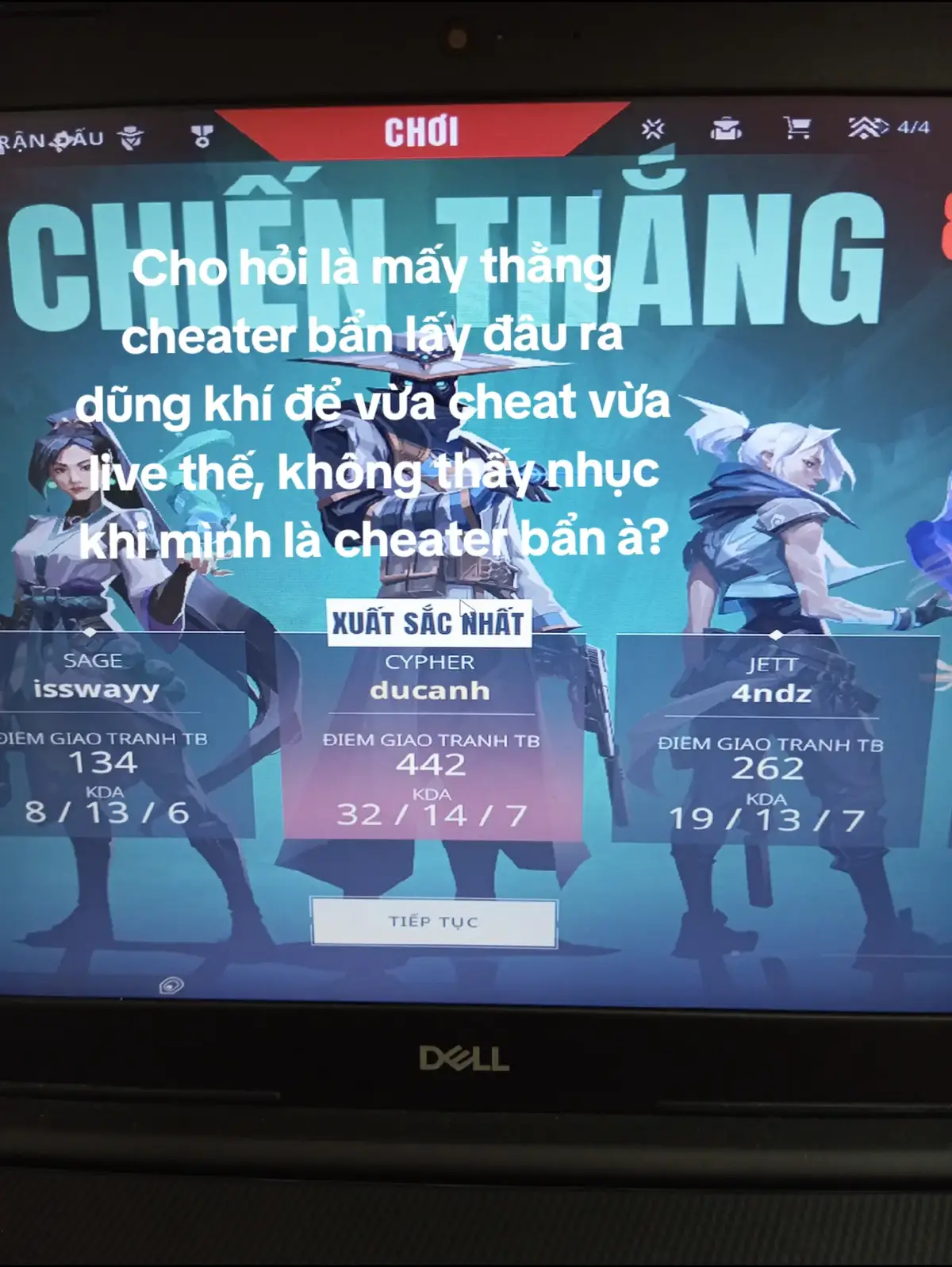 Xin phép không nhắc tên thằng nào đấy tên 