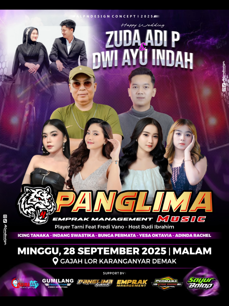 wedding party🙌 @Rudy Ibrahim @Yesaoktafia14 @Bunga Permata @RACH❤️‍🩹 @INDAH PADA WAKTU NYA @permana rigging @Icing. @yai @fredy_vano #panglimamusic #infoorkesdemak #ojingtogether #foryoupage #fyppppppppppppppppppppppp 