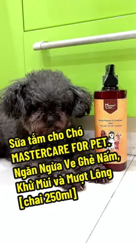 Sữa tắm cho Chó MASTERCARE FOR PET. Ngăn Ngừa Ve Ghẻ Nấm, Khử Mùi và Mượt Lông [chai 250ml]. #nauxinhpetshop #suatamcho #mastercare #thucung #viralvideo  @Nâu Xinh Petshop  @Nâu Xinh Petshop  @Nâu Xinh Petshop 