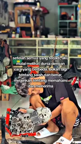 menerima dengan sabar😇 #storymekanik #katakata #mekaniktiktok #azmgarage #fypage 