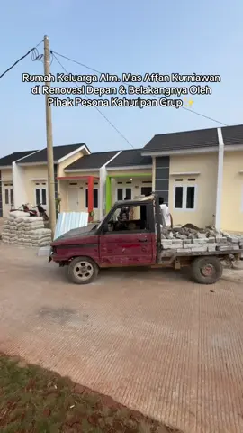 Rumah Keluarga Alm. Mas Affan Kurniawan sedang proses Renovasi Bagian Depan & Belakang Oleh Pihak Pesona Kahuripan Group✨👏🏻 Keren Pak Angga @angga budi kusuma 🙌🏻👏🏻 #pesonakahuripan10 #affan #pesonakahuripan8 #rumahsubsidi #fyppppppppppppppppppppppp 