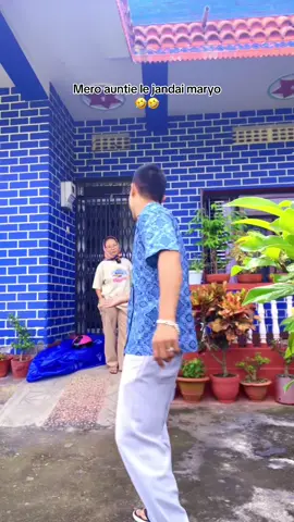 #flypシー Aunty lovera#nepalitendingsong#husbandwife#goviral intertranment#foryou 