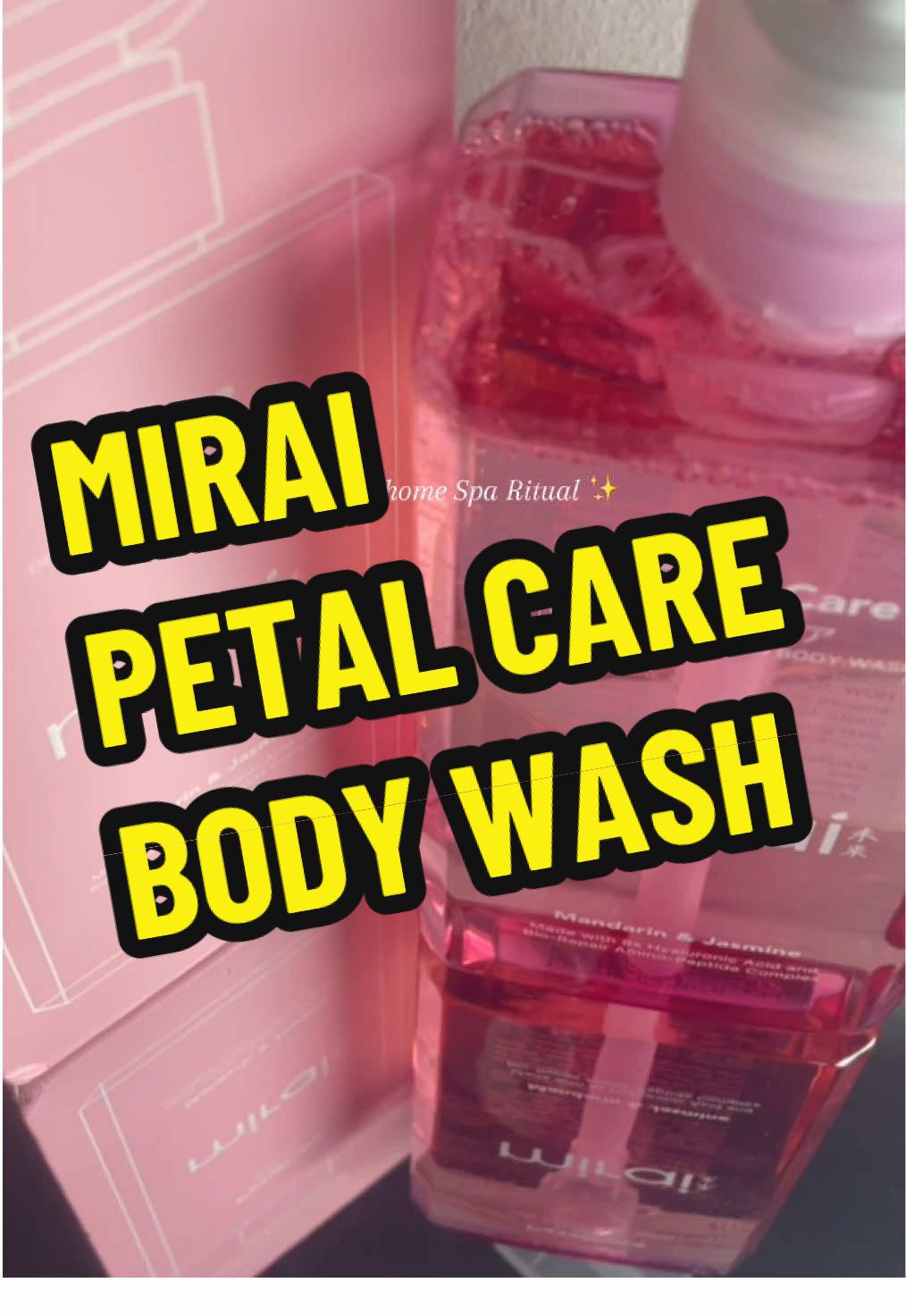 The newest 12-HOUR Ultimate Fragrance Body wash from @Mirai PH  #mirai #miraibodywash #bodywash #nourishingbodywash #petalcare 