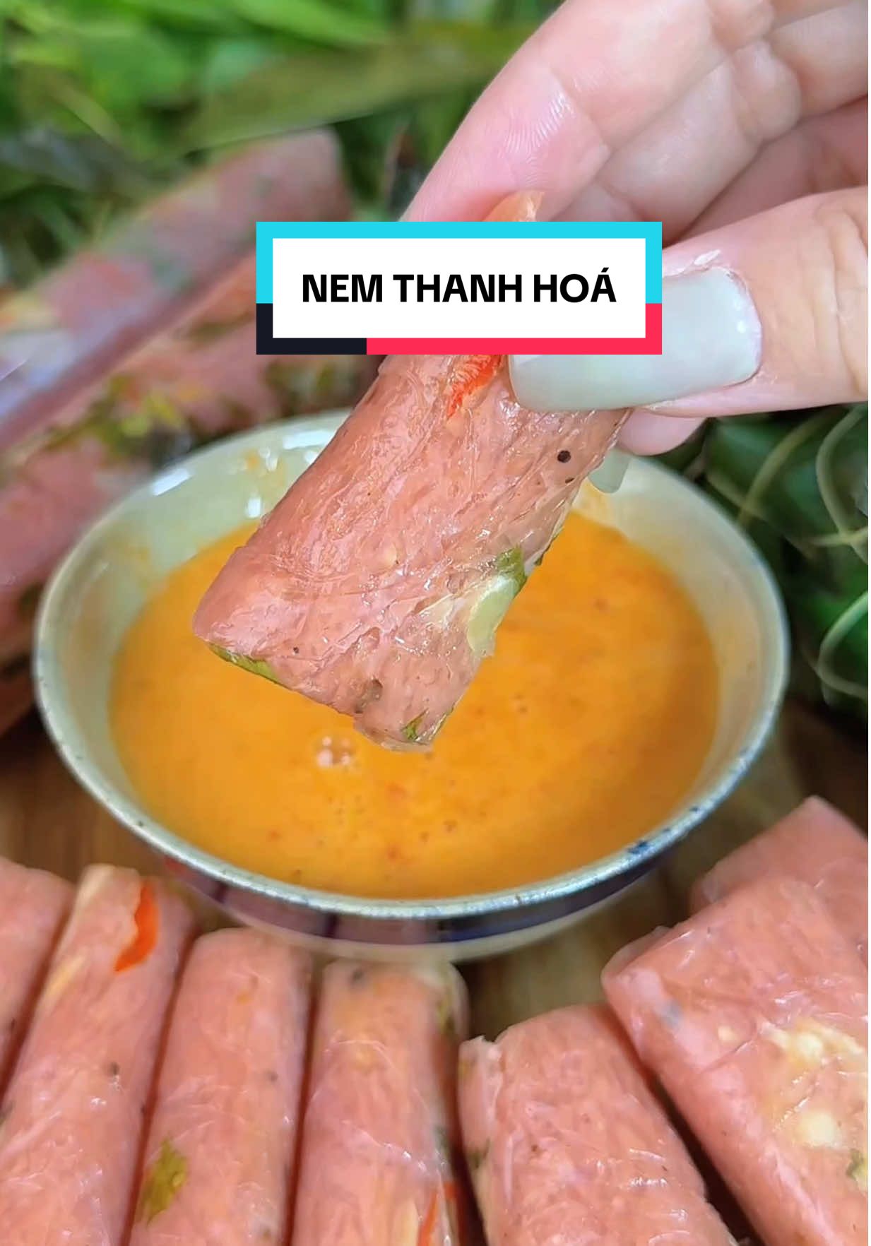 Bà nào mà không thích vị ngọt của nem chua miền Tây thì thử qua cái loại nem thanh hóa này đi vừa ngon mà giai giòn ăn đã lắm luôn###ốcnè##review##muckbang##nem##nemthanhhoa