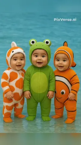 แก๊งสามช่ามารายงานตัวคับ น้องปลาคาร์ฟ น้องกบ น้องปลาการ์ตูน🐸🐠 #โลกAI #ai #aiเต้น #เต้น #เด็กเต้น @โลกAI @โลกAI @โลกAI 