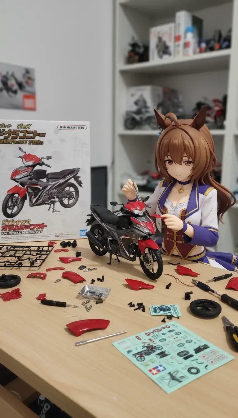 Agnes with V8 #fyp #Yamaha #umamusumeprettyderby 