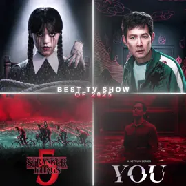 Best show of 2025  #wednesdayseason2 #squidgame #you #strangerthings  #dexter 