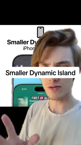 Smaller Dynamic Island wouldn’t do much anyways. #iphone17promax #dynamicisland #iphone 
