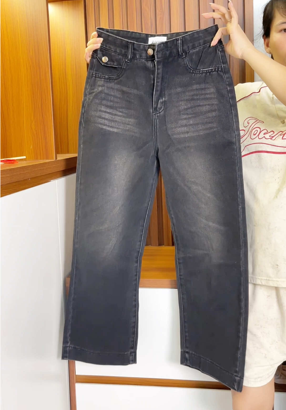 Quần jean suông cho nấm 90cm . #quanchonamlun #quansuongnuxinh #quanjean #quanbo #quannu  @Chic Boutique Nấm 